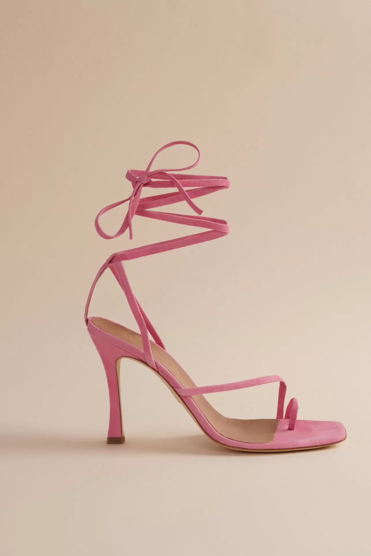 Sandals-Brother Vellies Bike Shoe In Flamingo Pink Suede