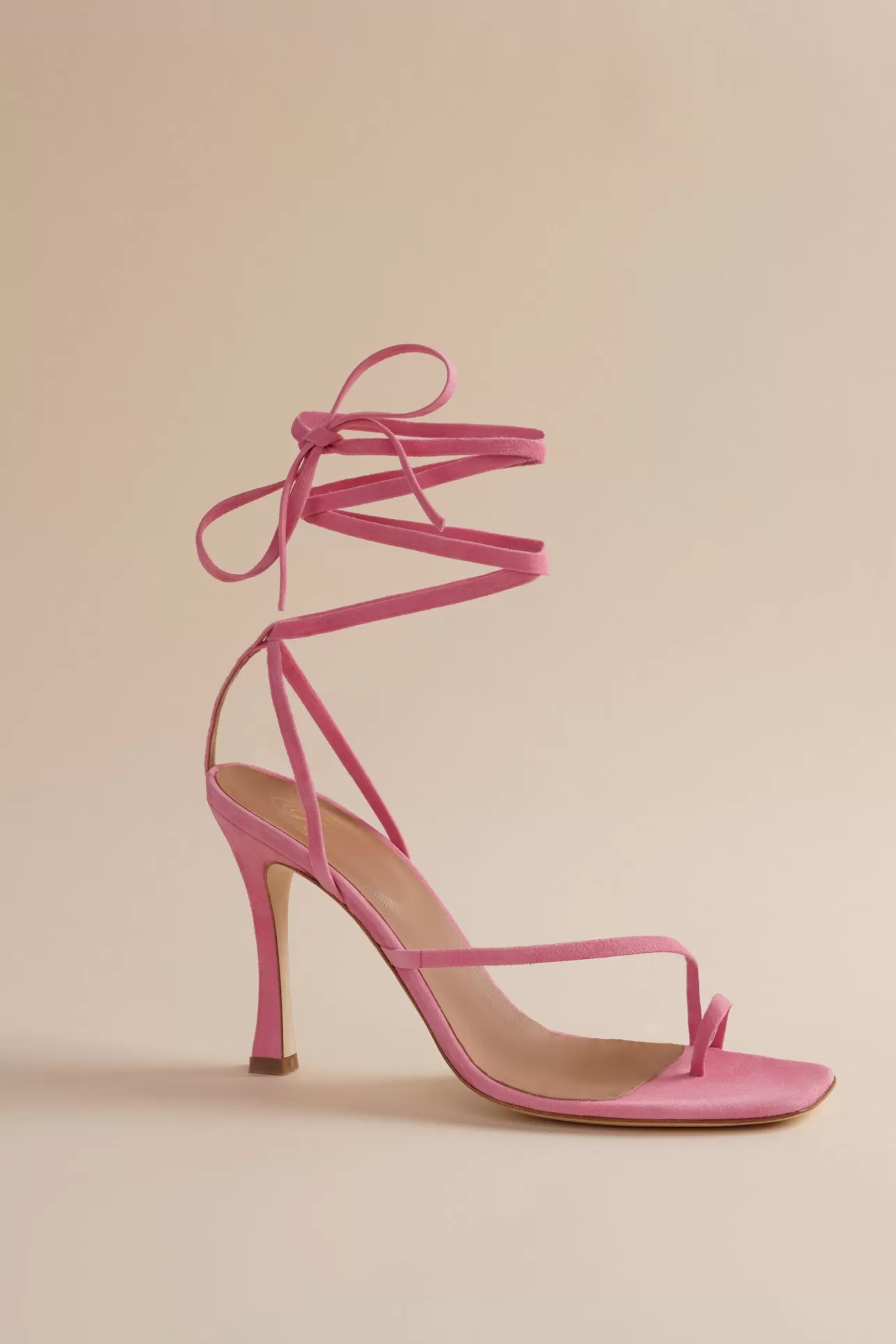 Sandals-Brother Vellies Bike Shoe In Flamingo Pink Suede