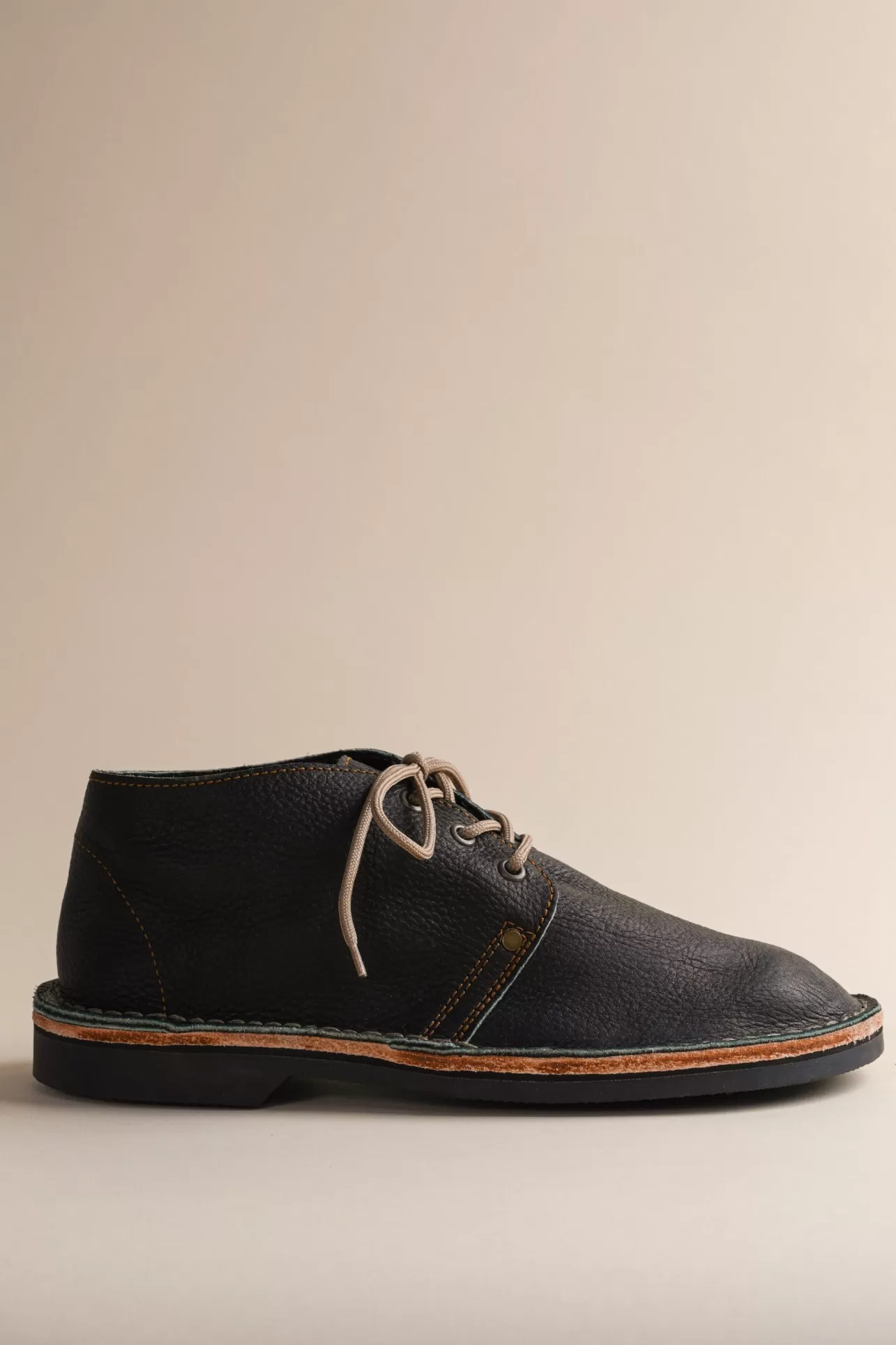 Vellies-Brother Vellies Black Leather Erongo Vellies