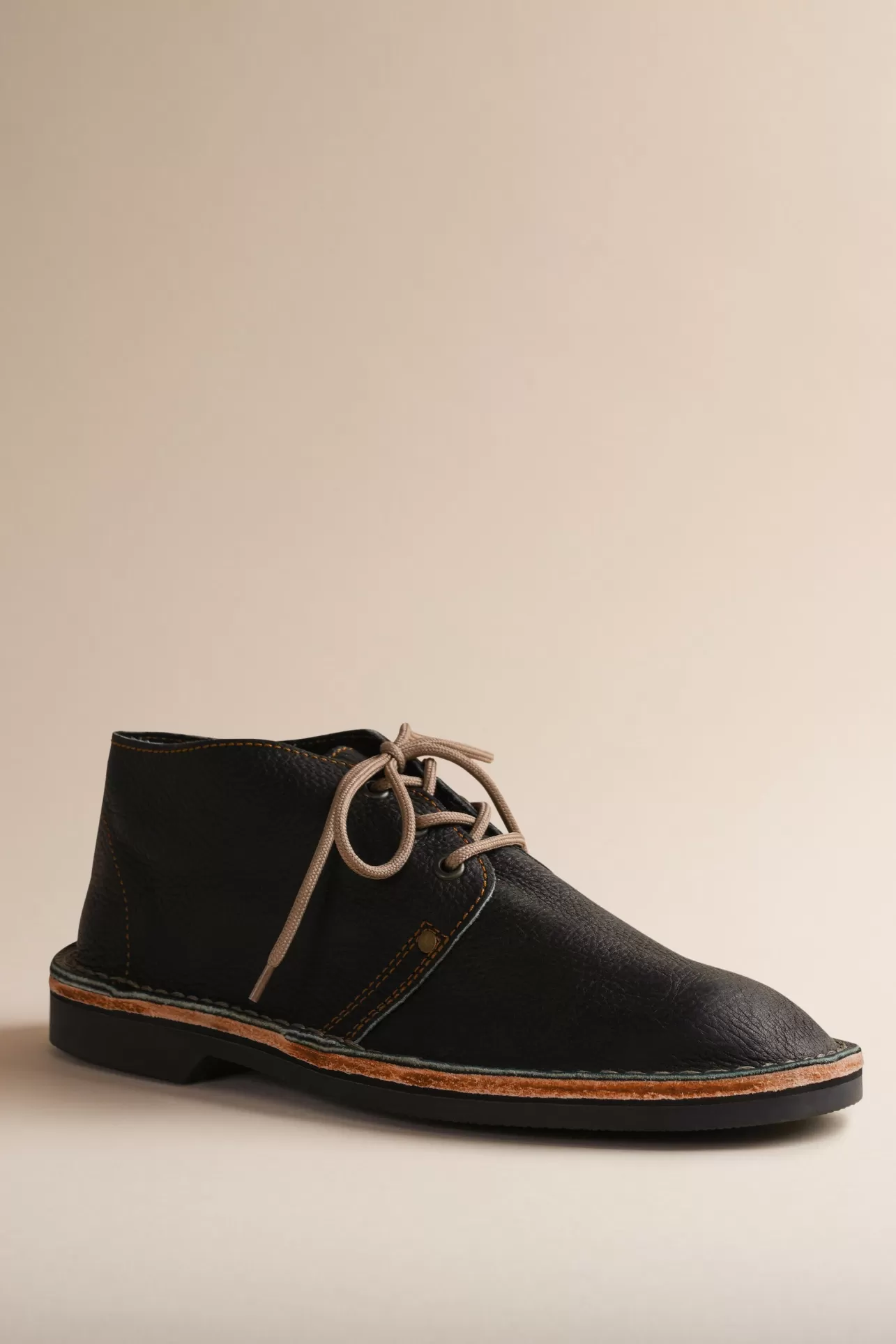 Vellies-Brother Vellies Black Leather Erongo Vellies