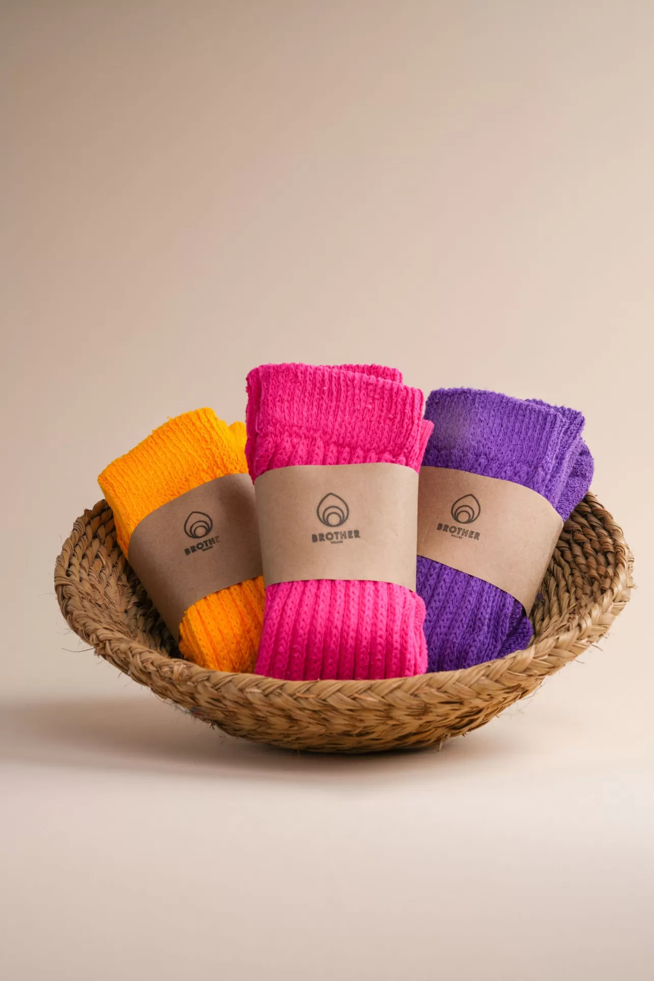 Shoes & Accessories-Brother Vellies Cloud Sock Bundle-Fruit Sorbet