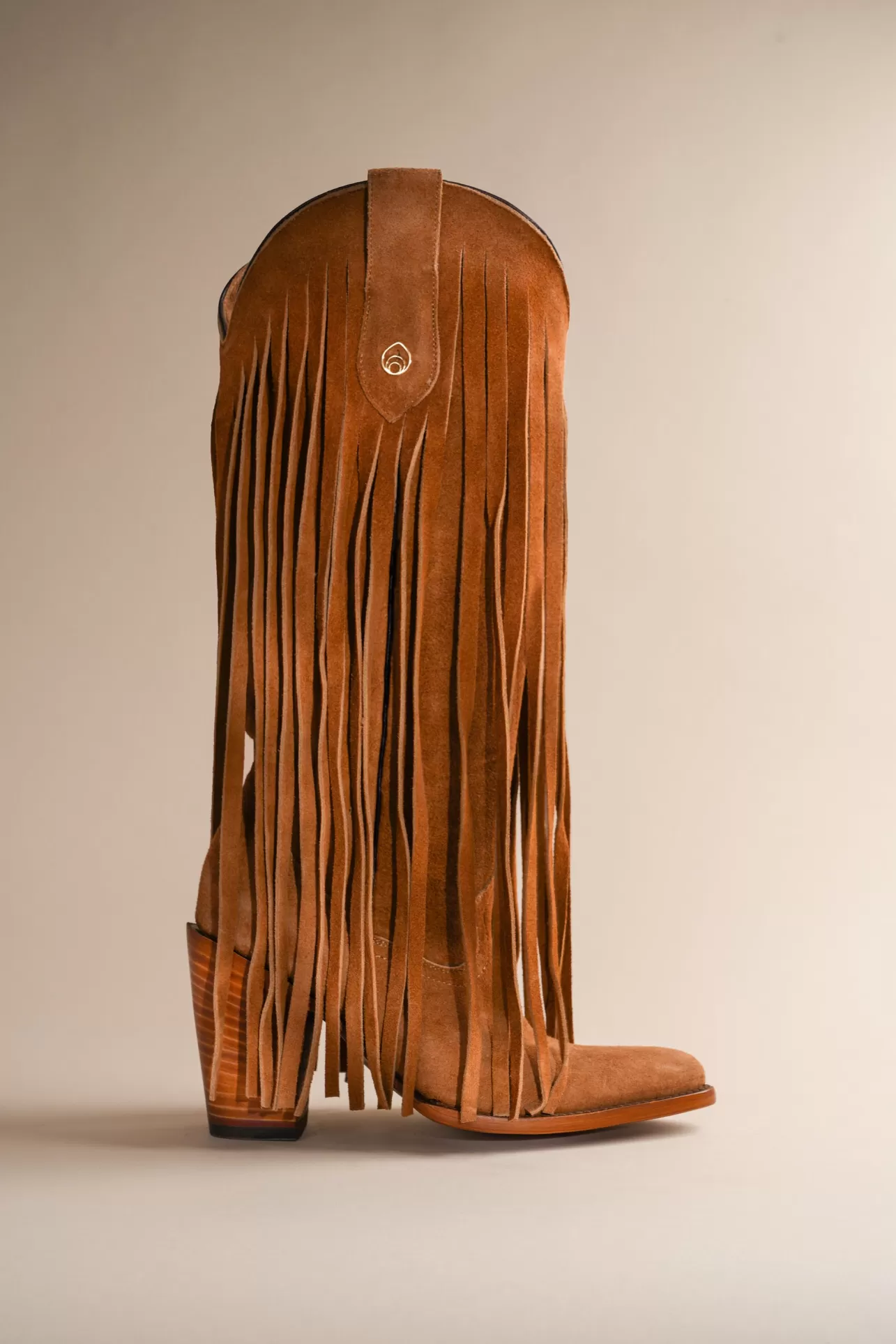 Boots-Brother Vellies Fringe Atlas Boots In Suede Honey