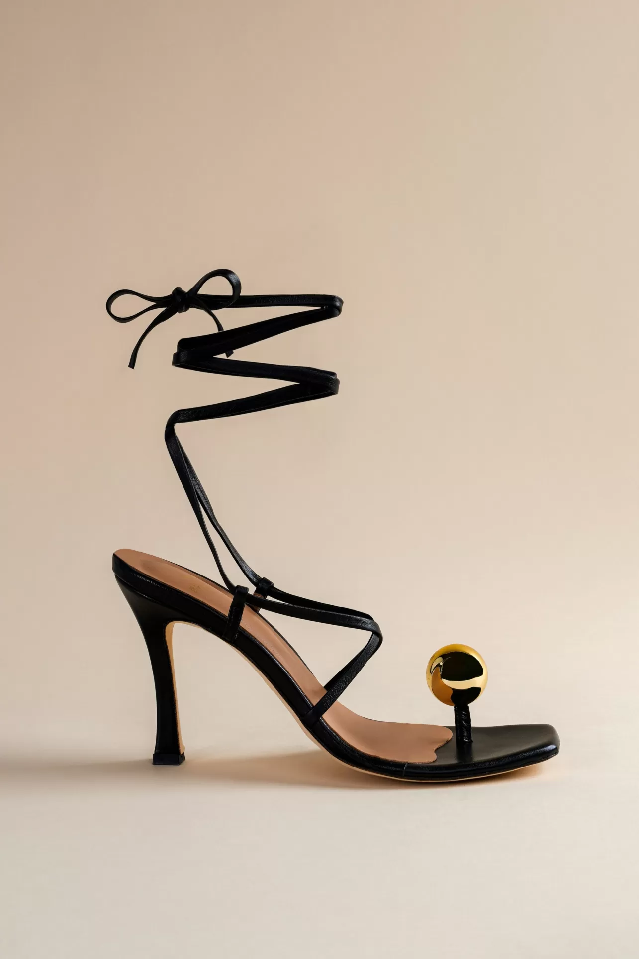 Heels-Brother Vellies Globe Sandals In Midnight