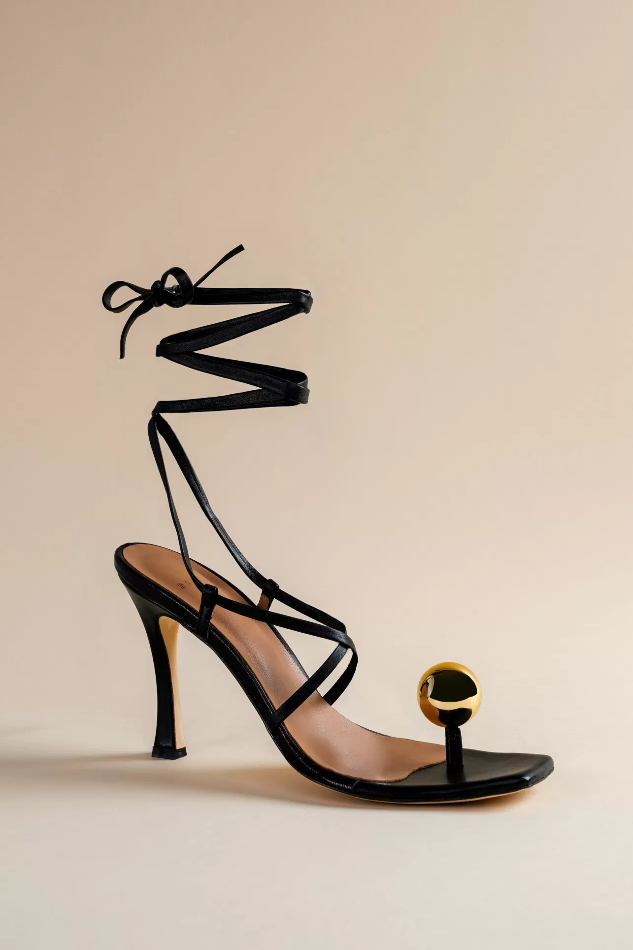 Heels-Brother Vellies Globe Sandals In Midnight