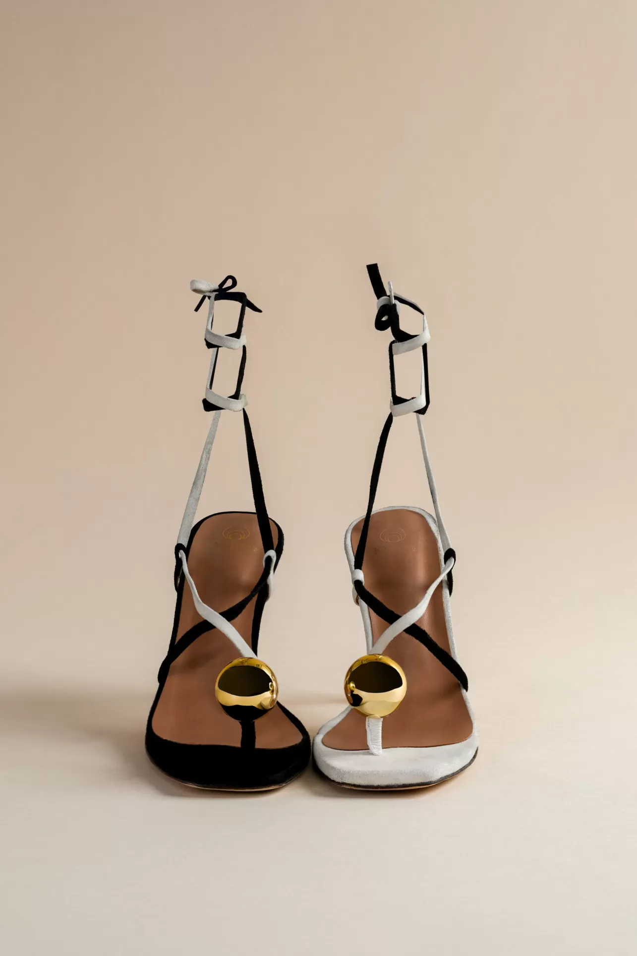 Heels-Brother Vellies Globe Sandals In Era Gold