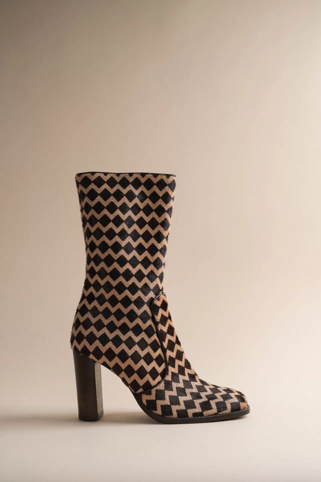 Boots-Brother Vellies Lauryn Boot In Checkers