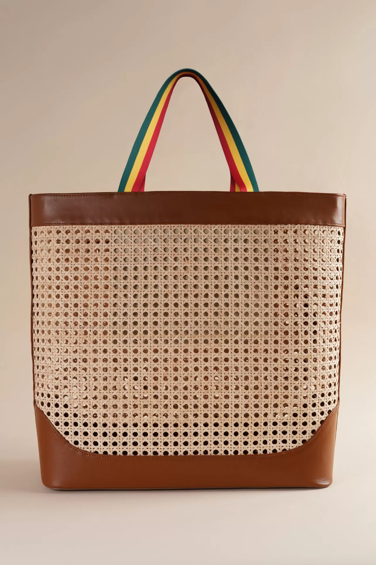 Shoes & Accessories-Brother Vellies Negril Tennis Club Tote In Rattan