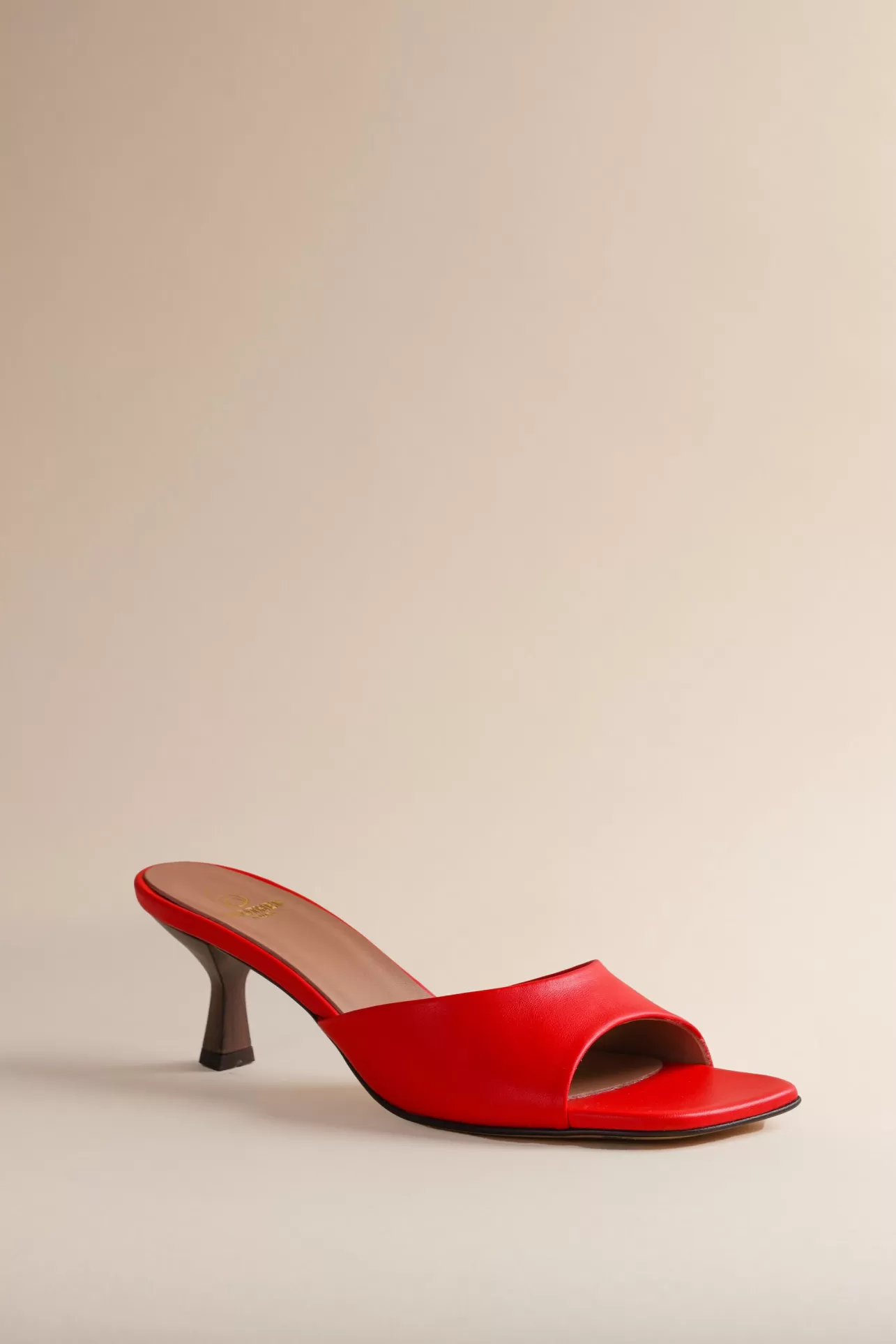 Heels-Brother Vellies Tuesday Mule In Tomato