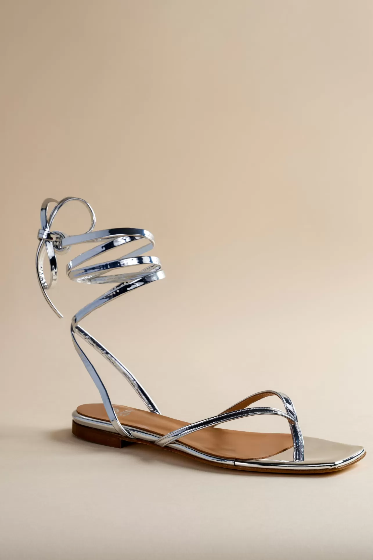 Flats-Brother Vellies Tyla Sandal In Mirror